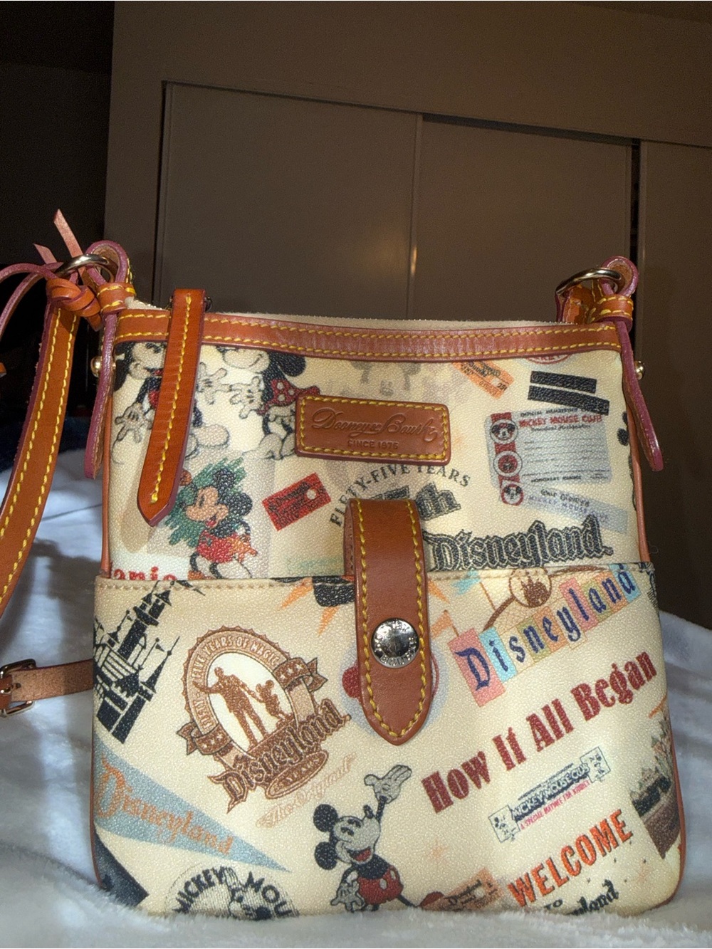 Disney Dooney & Bourke Disneyland 55th Anniversary Crossbody Bag - Picture 2 of 11